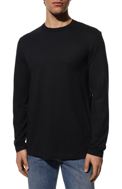 Лонгслив из хлопка и шелка BOSS, арт. 50484370, фото 3