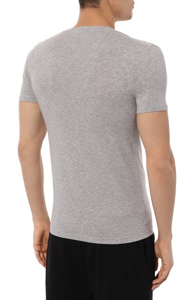 Хлопковая футболка ZEGNA, арт. N2M800090, фото 4