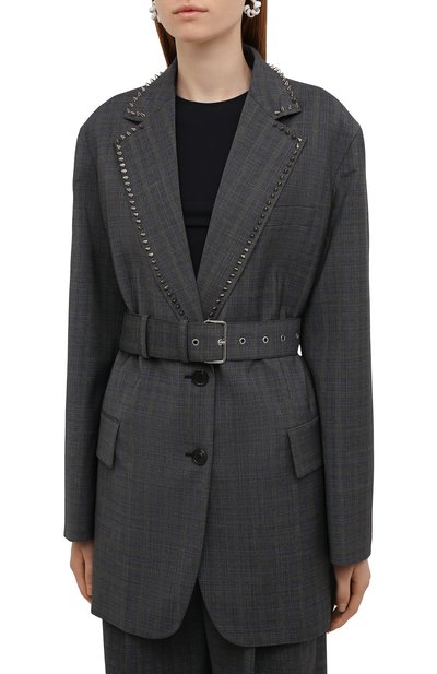 Шерстяной жакет MIU MIU, арт. MH1727-1ZV8-F0308, фото 3