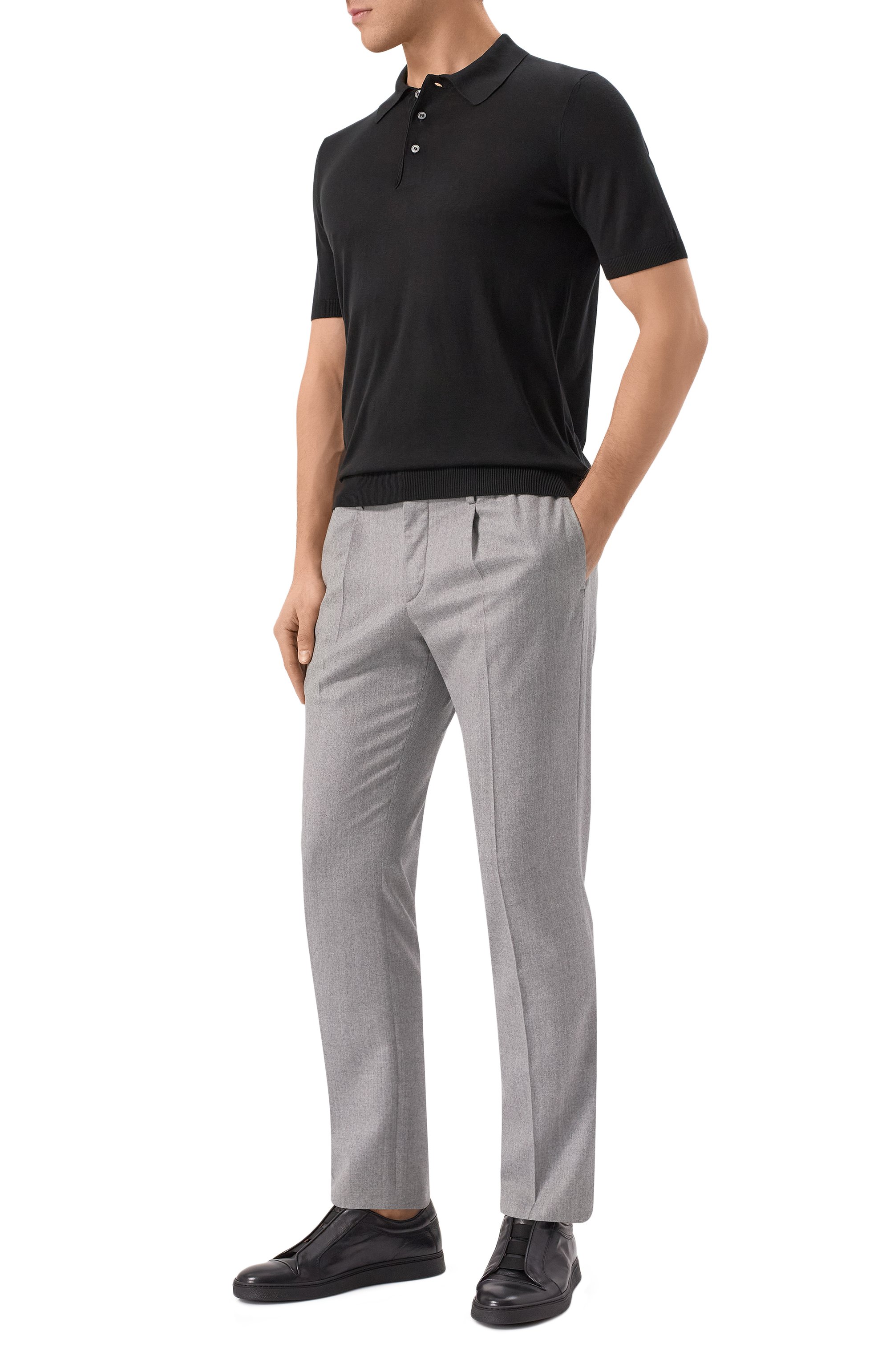 Кожаные кеды PANTANETTI, арт. 18512F, фото 2