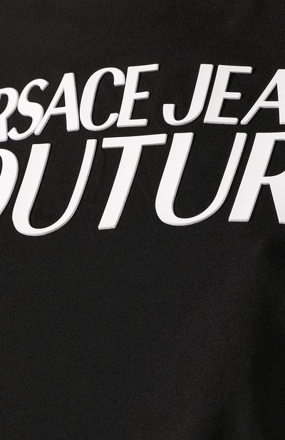 Хлопковая футболка VERSACE JEANS COUTURE, арт. B2HUA7HT-UDP606 8B/36255, фото 5