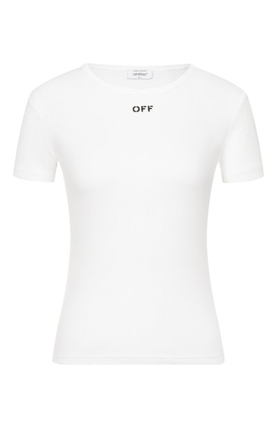 Женская хлопковая футболка OFF-WHITE, арт. 2FA00679T