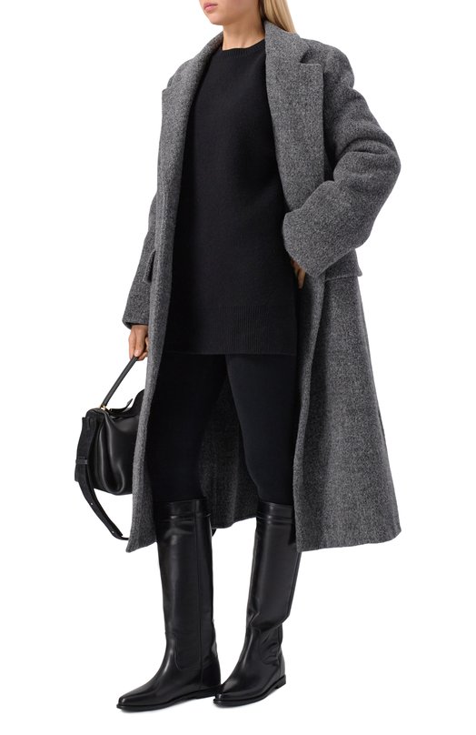 Кожаные сапоги Kiton D60812N0102401 Чёрный  D60812N0102401 Фото 3