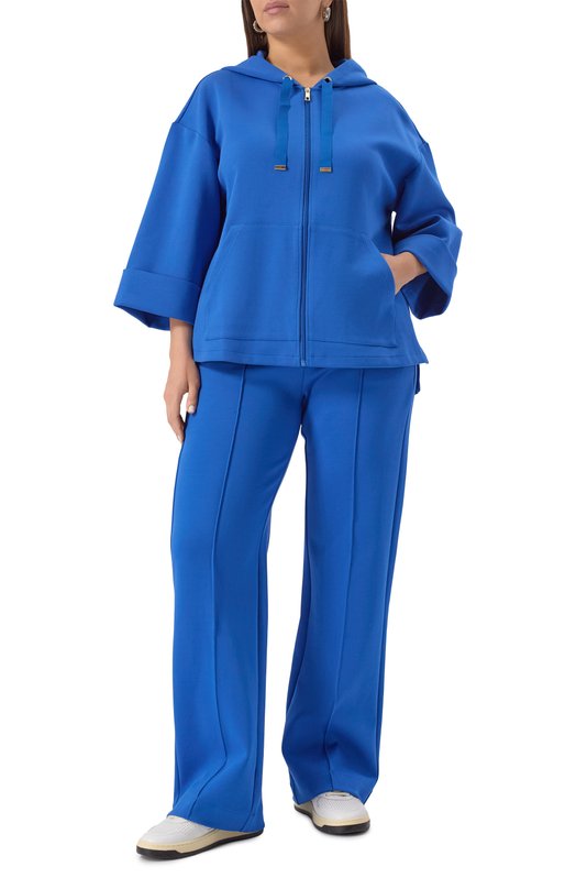 Хлопковые брюки Marina Sport MEDEA Синий  MEDEA Фото 2