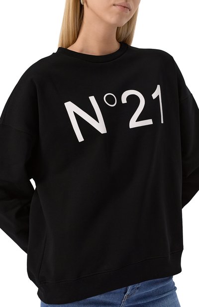 Хлопковый свитшот N21, арт. E032/6329, фото 5