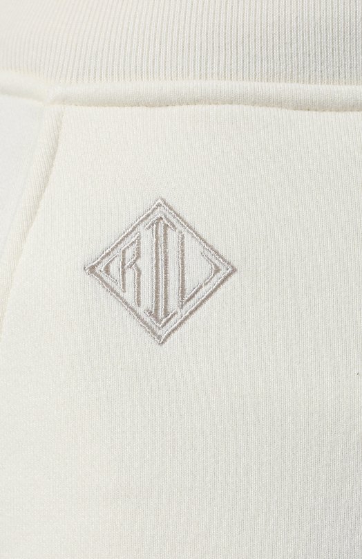 Хлопковые джоггеры Ralph Lauren Кремовый, фото 5