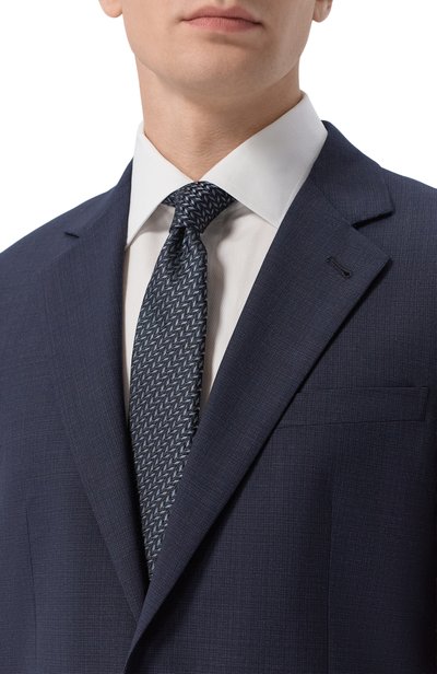 Мужской шелковый галстук GIORGIO ARMANI, арт. GM000800/TE22430