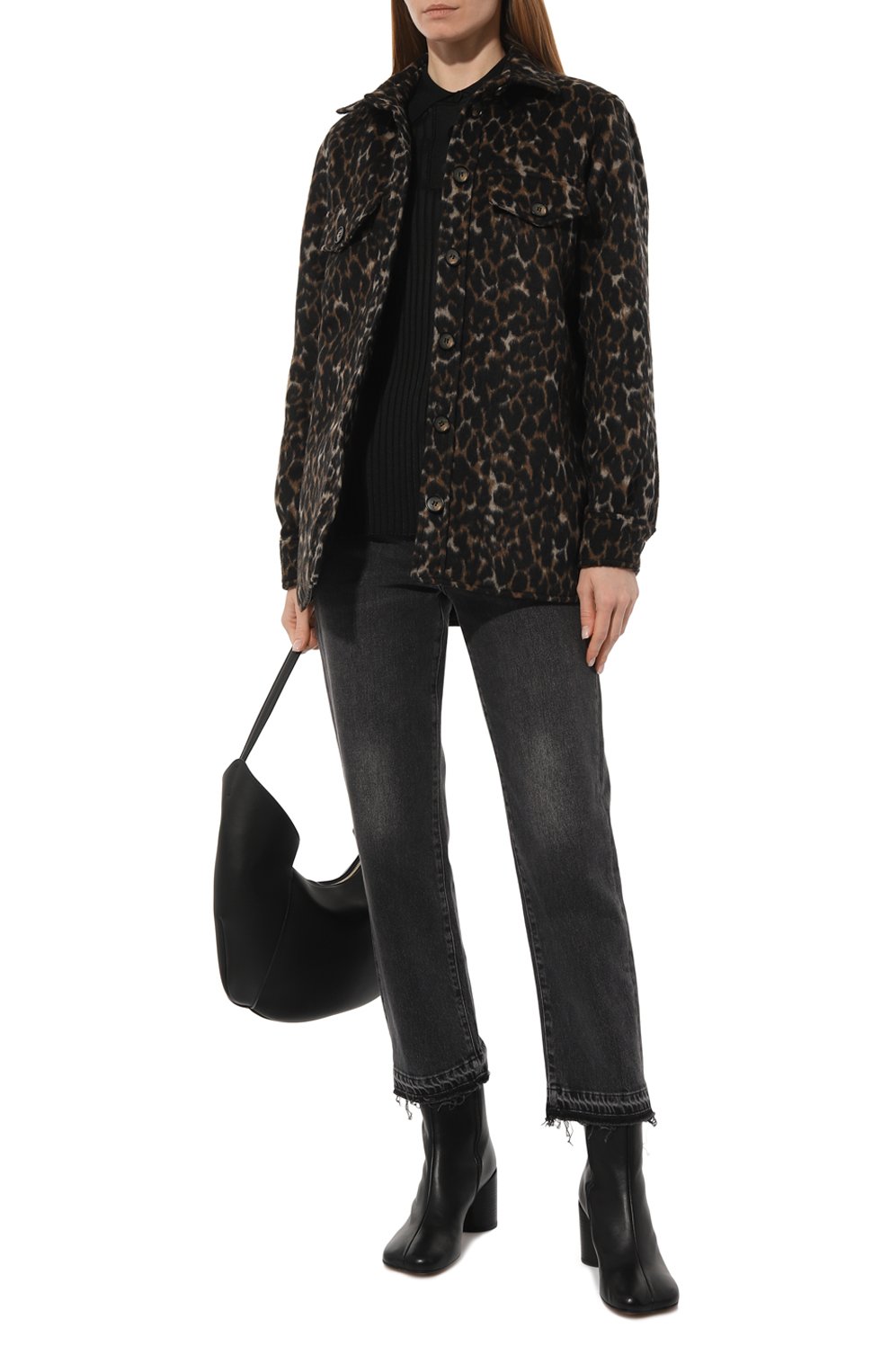 Рубашка ALINE леопардового цвета по цене 23500 руб., арт. AL071003, фото 2 Рубашка ALINE, арт. AL071003, фото 2