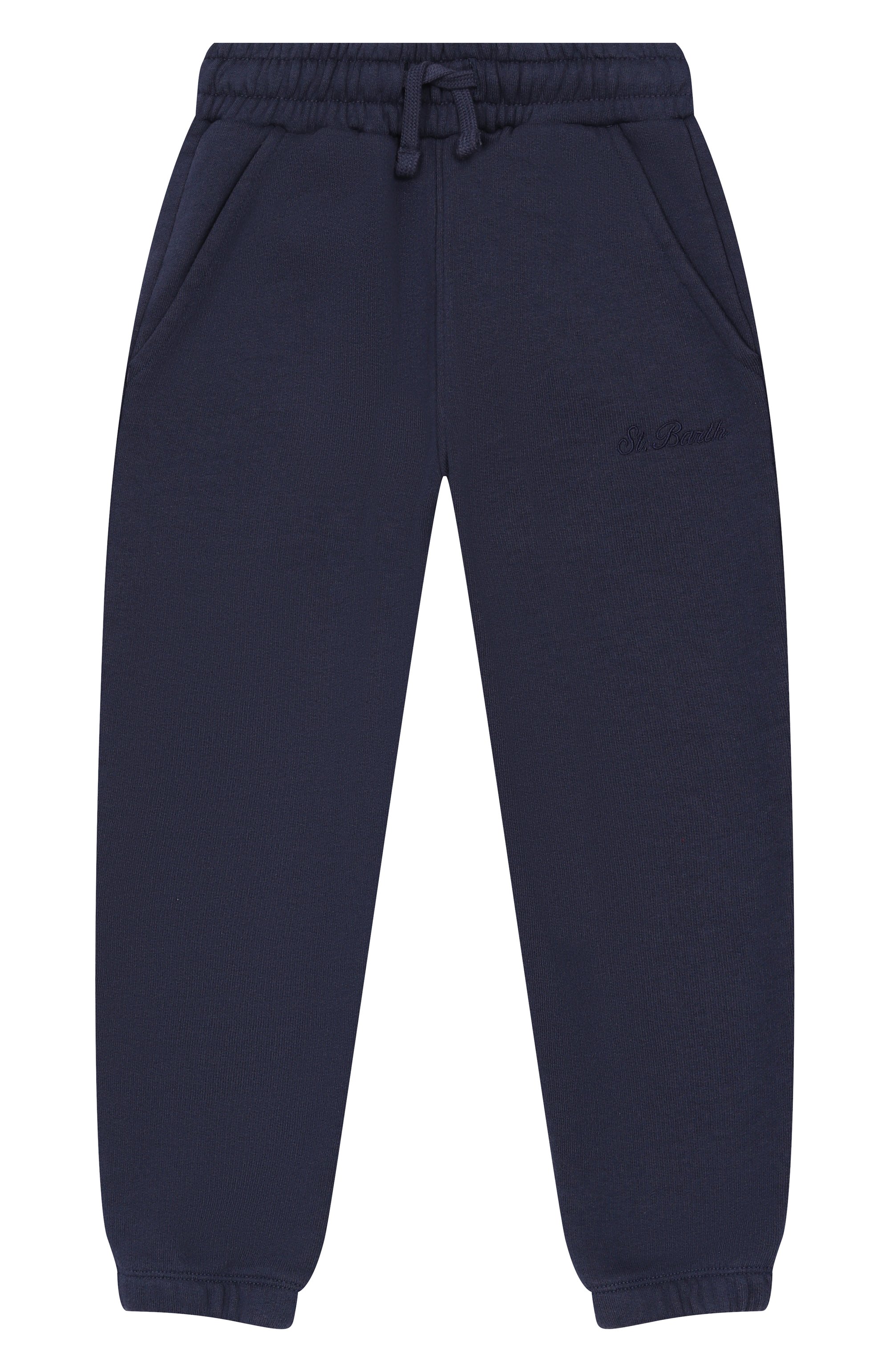 Джоггеры MC2 SAINT BARTH темно-синего цвета по цене 13150 руб., арт. B0LT011-00086I/B0LT JR WN, фото 1 Джоггеры MC2 SAINT BARTH, арт. B0LT011-00086I/B0LT JR WN, фото 1