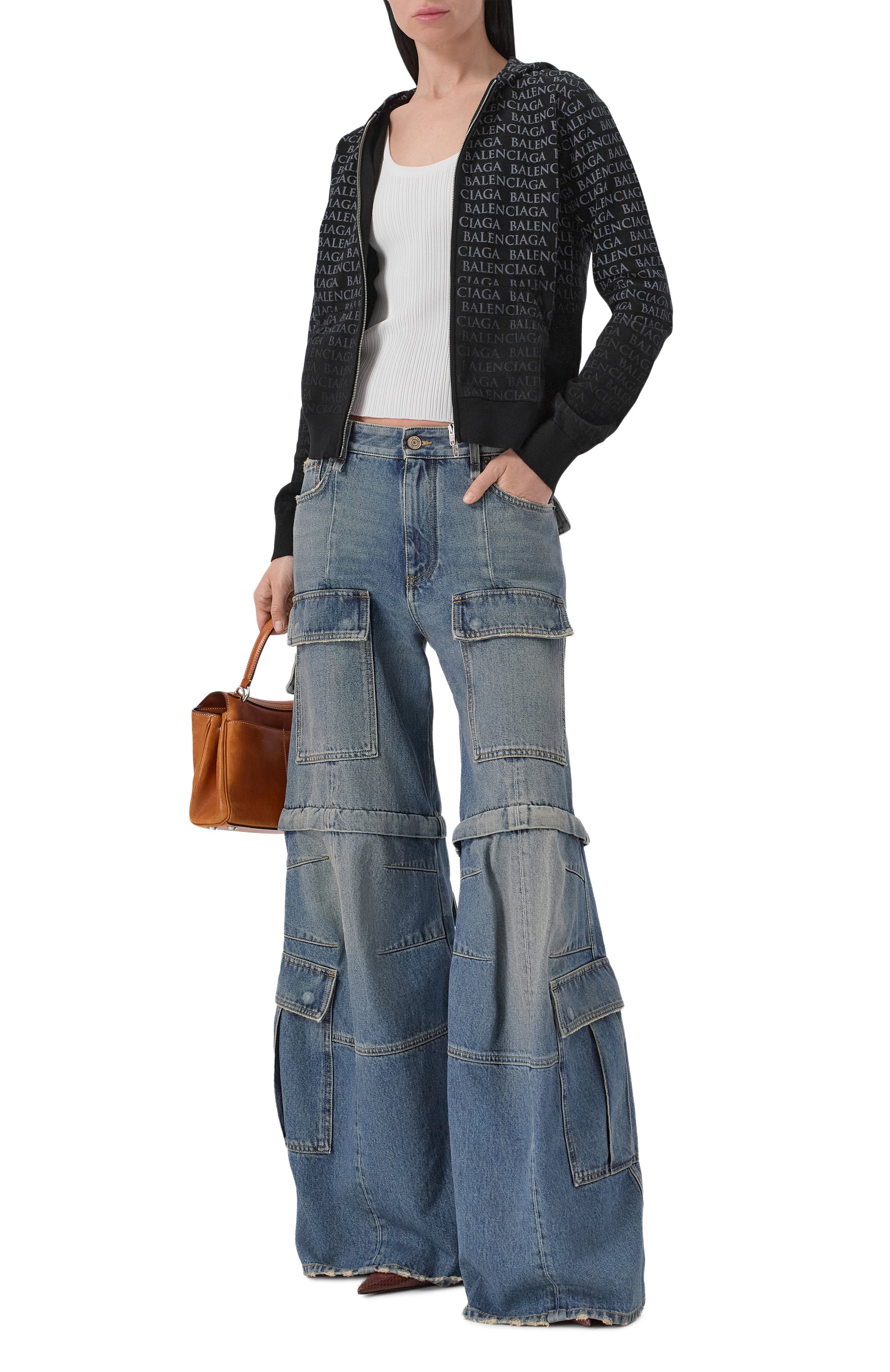 Хлопковая толстовка BALENCIAGA, арт. 857111/T3427, фото 2