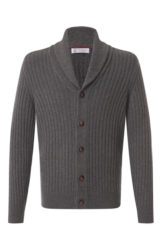Кашемировый кардиган Brunello Cucinelli M22505506 Серый M22505506
