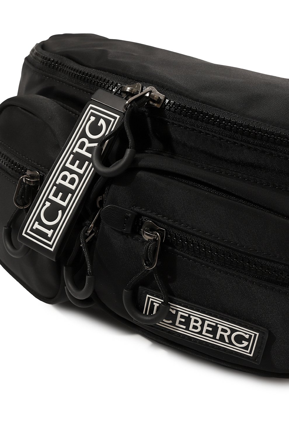 Текстильная поясная сумка ICEBERG черного цвета по цене 22800 руб., арт. 7203/6967, фото 3 Текстильная поясная сумка ICEBERG, арт. 7203/6967, фото 3