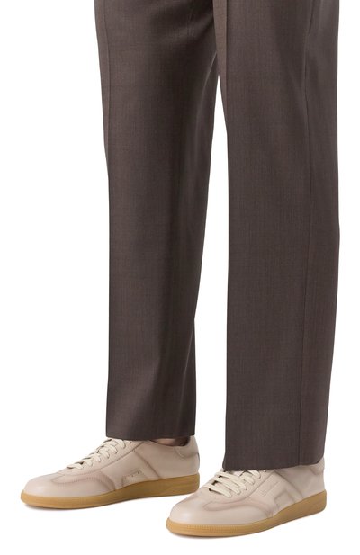 Кожаные кеды dbs oly SANTONI, арт. MBPG22072FARTSDW, фото 3