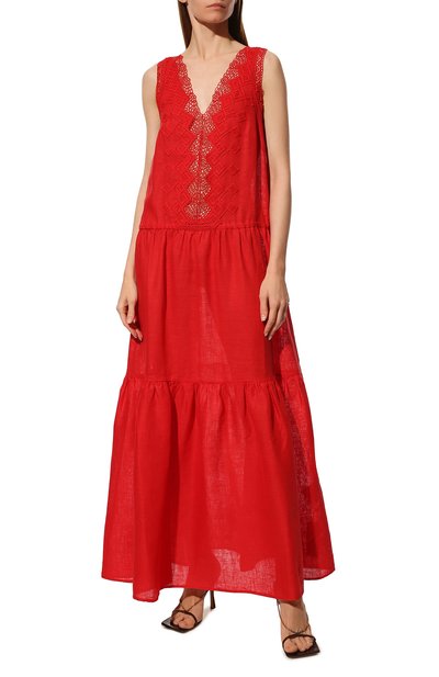 Льняное платье ERMANNO SCERVINO, арт. D404Q301QTZ, фото 3