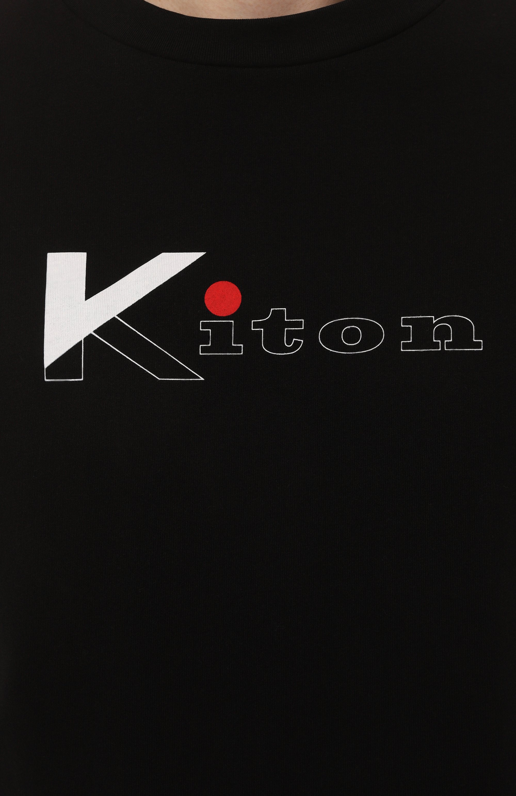 Хлопковая футболка KITON, арт. UMK041807, фото 5