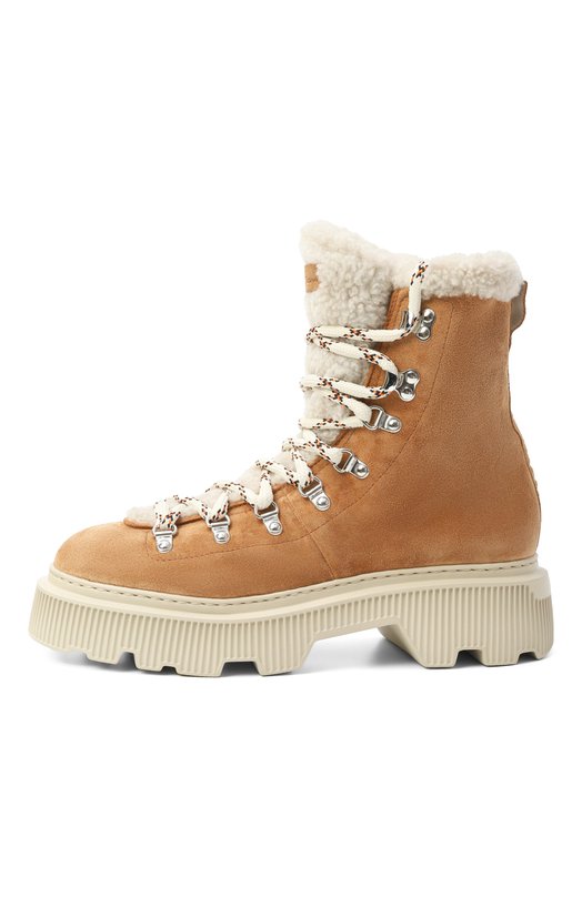 Замшевые ботинки Santoni WTCG71739LAMAYHC Бежевый  WTCG71739LAMAYHC Фото 4