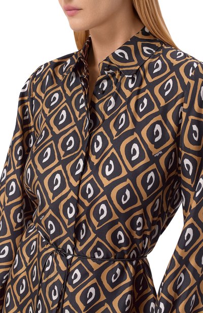 Шелковое платье MAX MARA, арт. MXMGIARA, фото 4