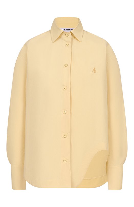Хлопковая рубашка The Attico 260WCH00014/CCC052AA Жёлтый 260WCH00014/CCC052AA