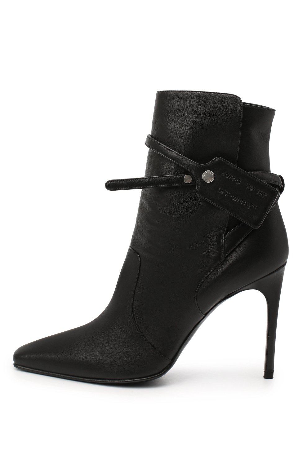 Кожаные ботильоны OFF-WHITE, арт. 0WIA233E20LEA0011000, фото 3