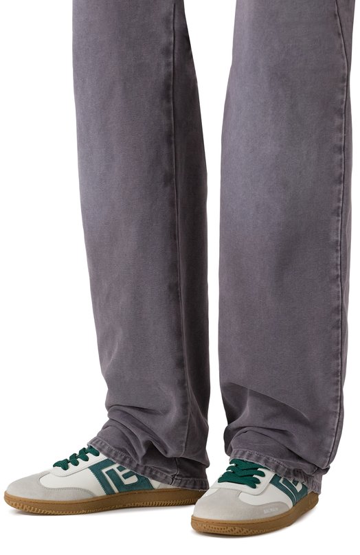Кожаные кеды Swan Balmain FM1VI360/LCWE Белый  FM1VI360/LCWE Фото 3