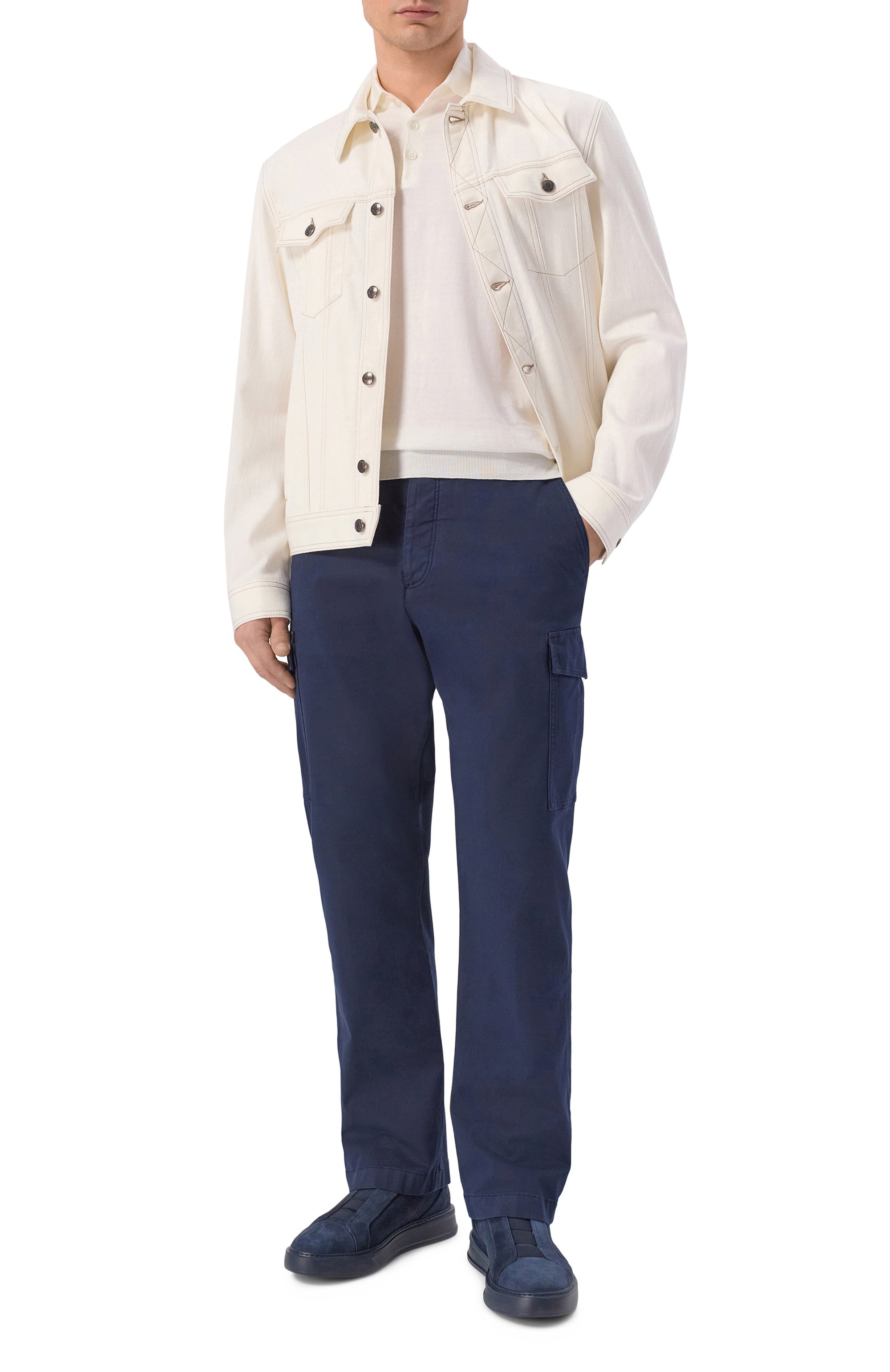 Замшевые кеды polignano FABI темно-синего цвета по цене 53100 руб., арт. FU1326/CAM0SCI0NE, фото 2 Замшевые кеды polignano FABI, арт. FU1326/CAM0SCI0NE, фото 2