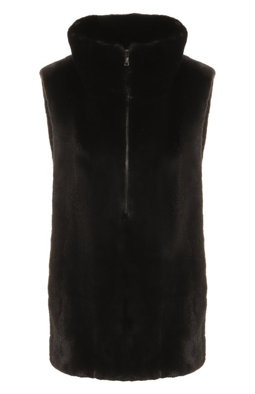 Жилет из норки MVST M012/MINK BGL Чёрный M012/MINK BGL