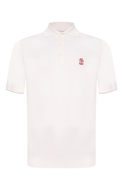 Мужская хлопковое поло BRUNELLO CUCINELLI, арт. M29800195