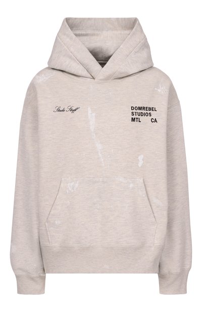Женский хлопковое худи DOMREBEL, арт. STAFF/PULL0VER H00DIE