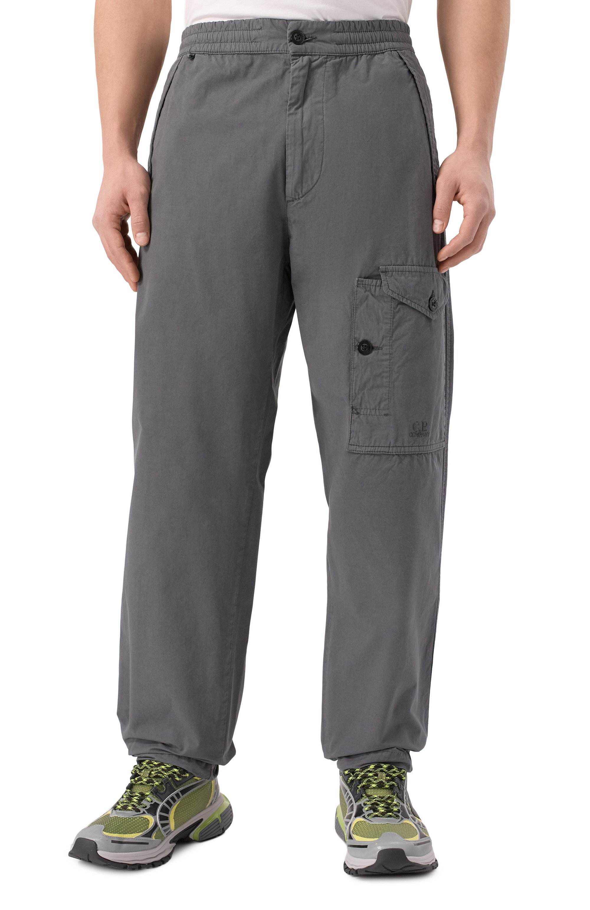 Хлопковые брюки C.P. COMPANY, арт. 18CMPA059A006475G, фото 3