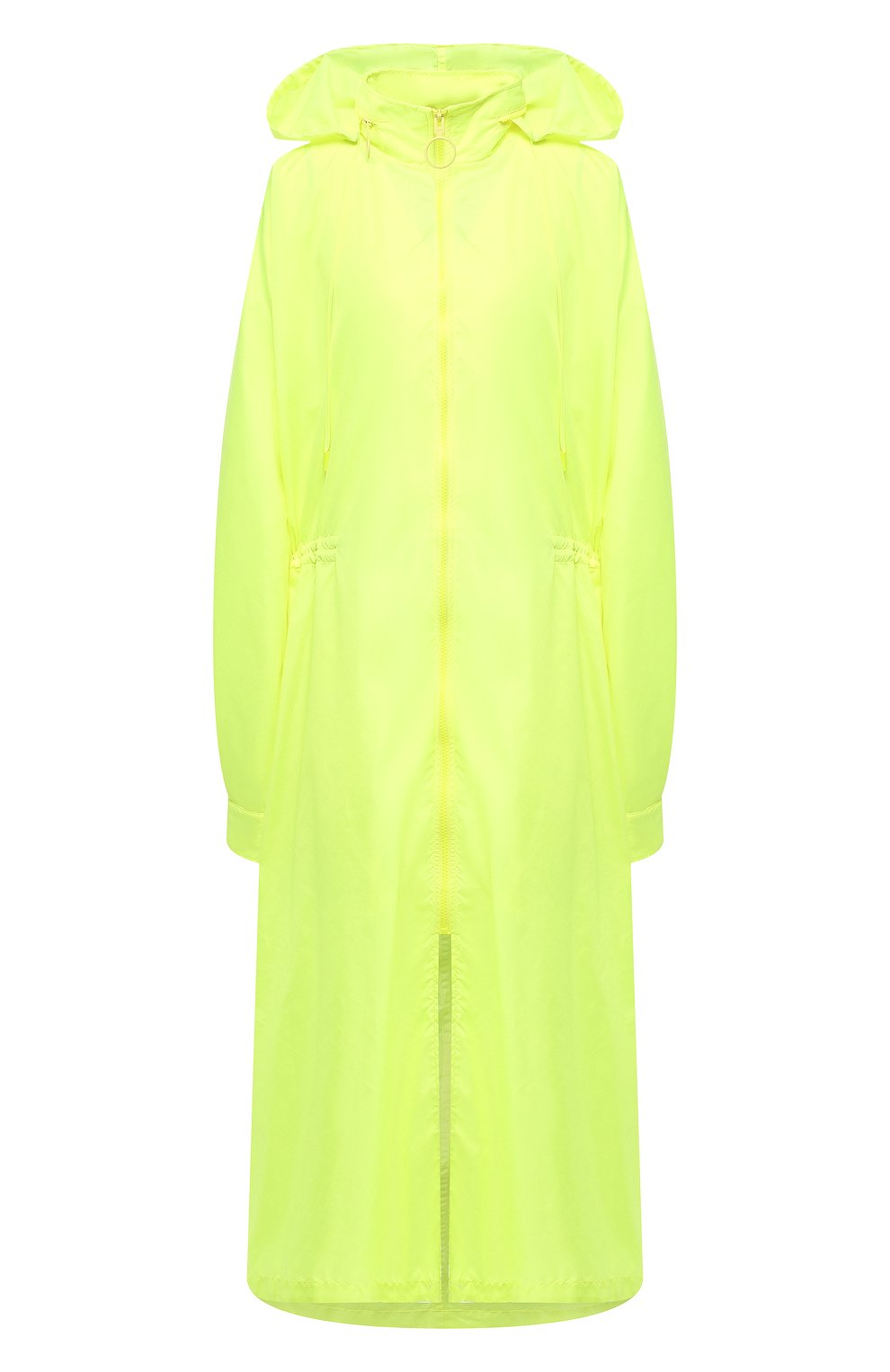 Плащ с капюшоном OFF-WHITE желтого цвета по цене 119500 руб., арт. 0WEA170S19E000446200, фото 1 Плащ с капюшоном OFF-WHITE, арт. 0WEA170S19E000446200, фото 1