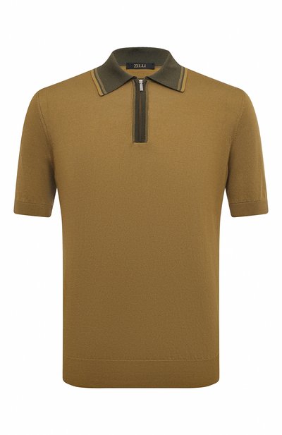 Поло из хлопка и шелка ZILLI, арт. KZP002M0142VUC000M, фото 1