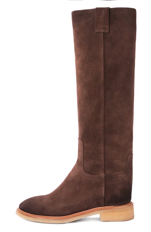 Замшевые сапоги Santoni WSHG71816PARNHSY Коричневый  WSHG71816PARNHSY Фото 4