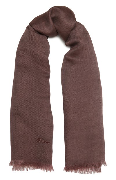 Шарф изо льна и шелка BRIONI, арт. 03UM00/P0125, фото 1