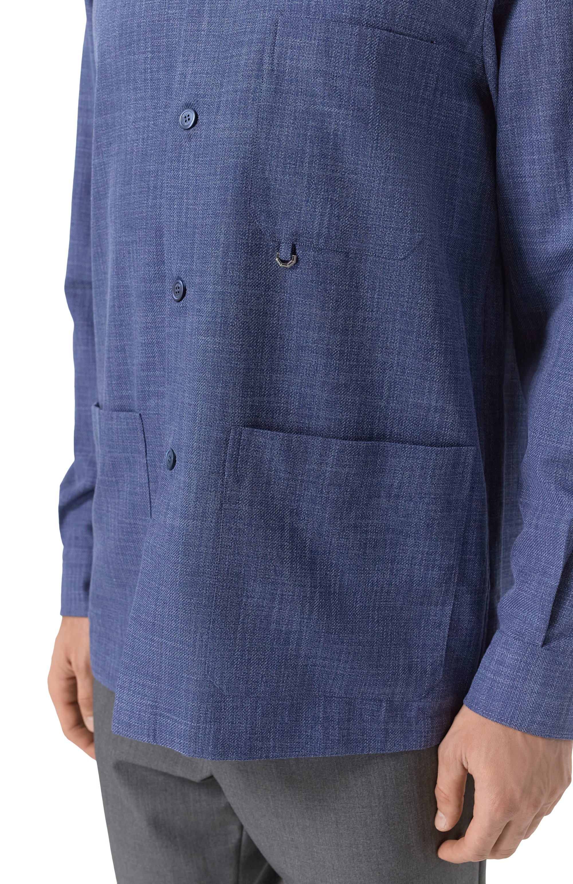 Рубашка из хлопка и шерсти STEFANO RICCI, арт. SP007776/CTW02S, фото 5