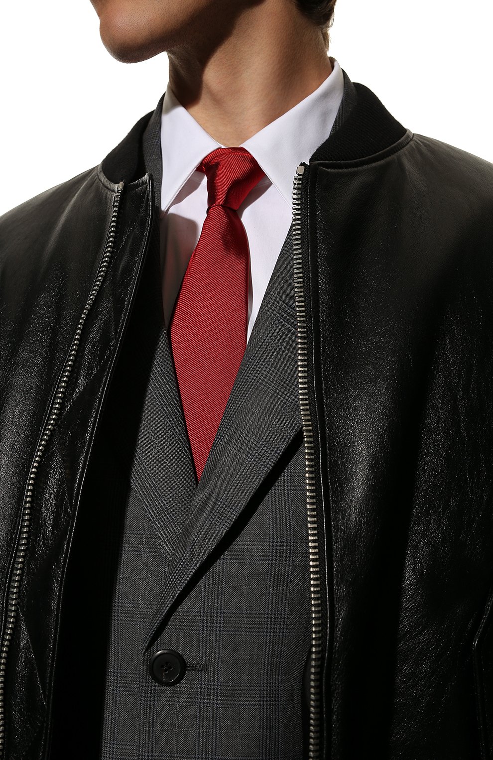 Шелковый галстук PRADA, арт. UCR77-1QIK-F0011-141, фото 2