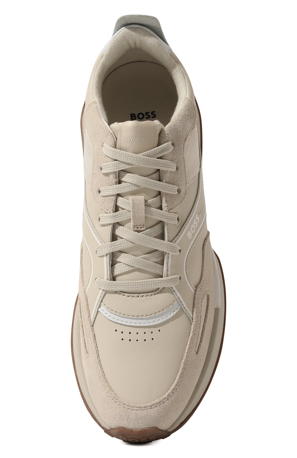 Кожаные кроссовки BOSS, арт. 50487592, фото 6
