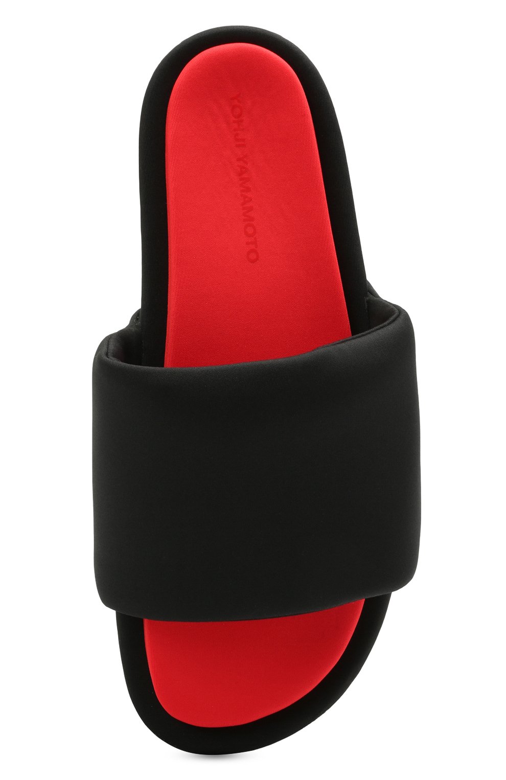 Текстильные шлепанцы slide Y-3 черного цвета по цене 16700 руб., арт. FZ4505/W, фото 5 Текстильные шлепанцы slide Y-3, арт. FZ4505/W, фото 5