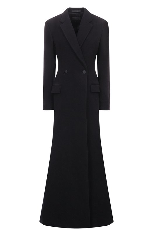 Шерстяное пальто Balenciaga 850599/TTU07 Чёрный 850599/TTU07