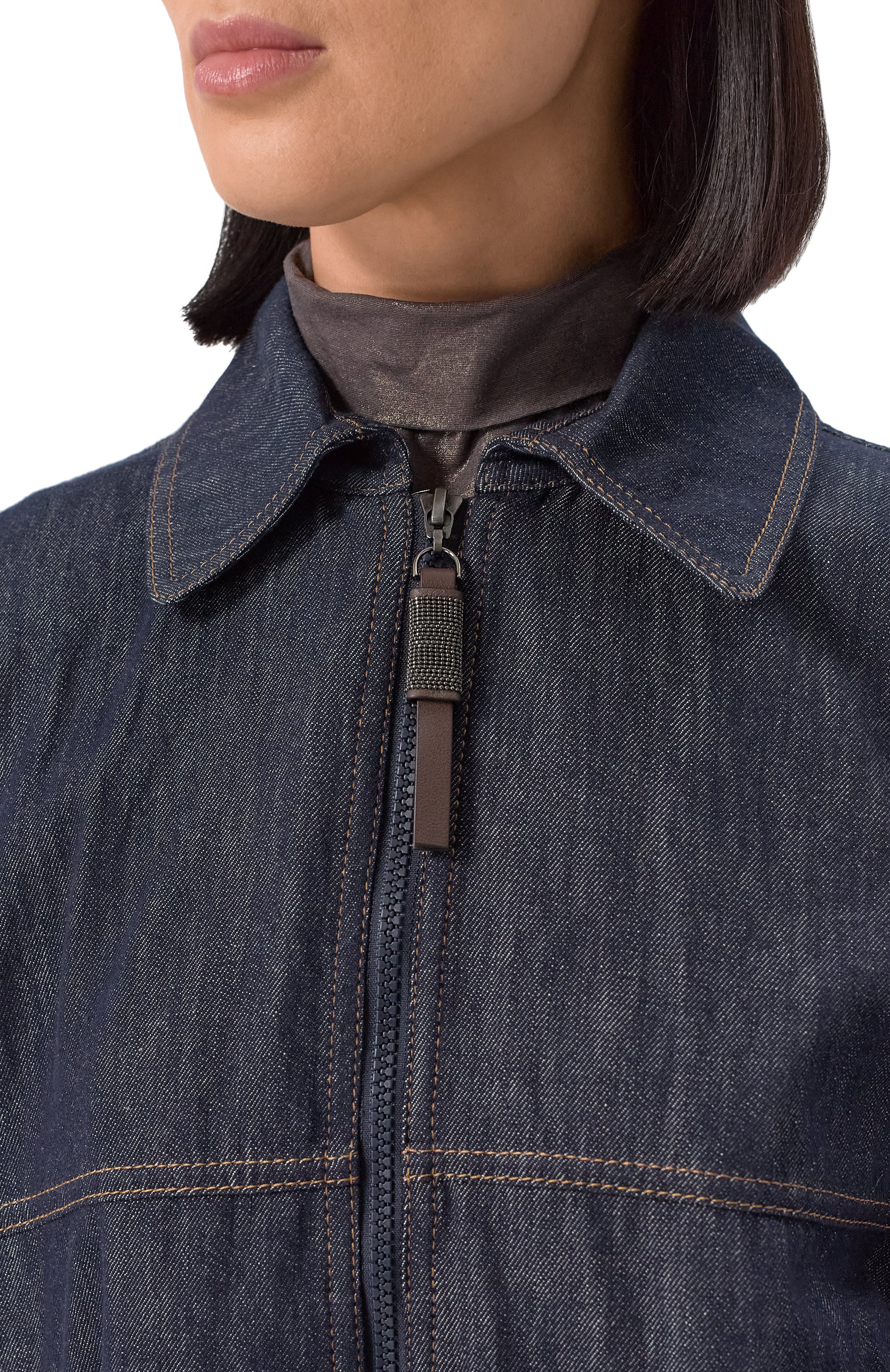 Хлопковый бомбер BRUNELLO CUCINELLI, арт. MB1257470, фото 5