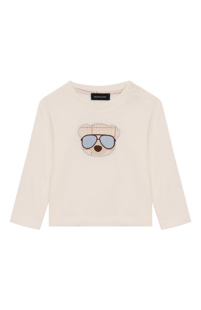 Хлопковый лонгслив MONNALISA, арт. 28F604
