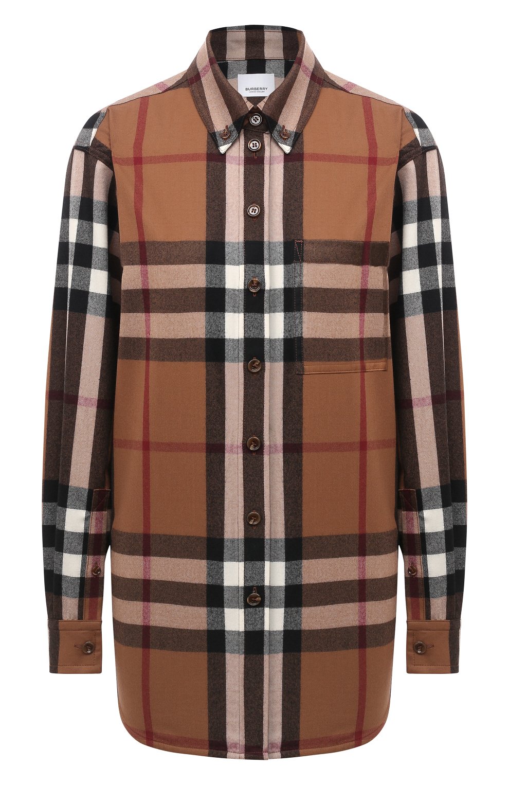 Шерстяная рубашка BURBERRY, арт. 8046715, фото 1