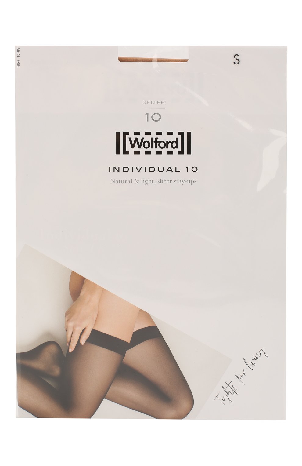 Чулки с кружевной отделкой WOLFORD бежевого цвета по цене 6900 руб., арт. 21663, фото 1 Чулки с кружевной отделкой WOLFORD, арт. 21663, фото 1