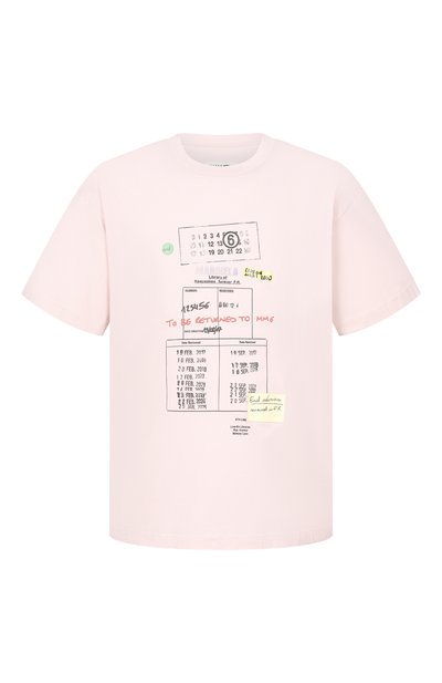 Хлопковая футболка MM6, арт. SH0GC0070/M20170_001