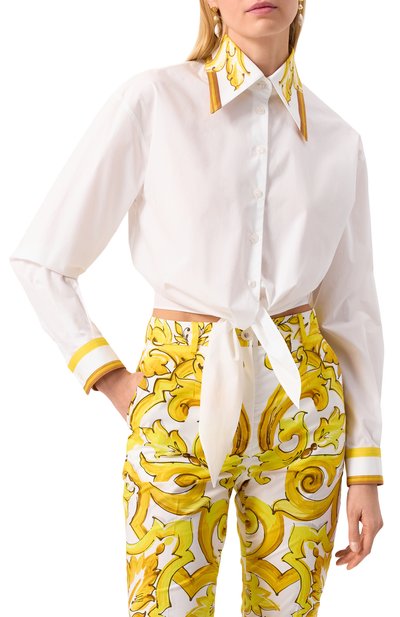 Хлопковая рубашка DOLCE & GABBANA, арт. F5P61T/GDCN2, фото 3