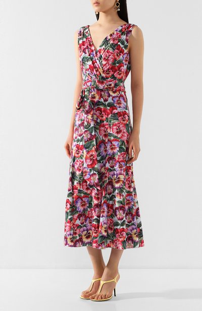 Шелковое платье DOLCE & GABBANA, арт. F6H4ST/FSAZX, фото 3