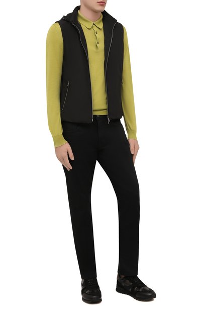 Жилет luis-stp MOORER черного цвета по цене 81850 руб., арт. LUIS-STP/M0UGL100036-TEPA023, фото 2 Жилет luis-stp MOORER, арт. LUIS-STP/M0UGL100036-TEPA023, фото 2