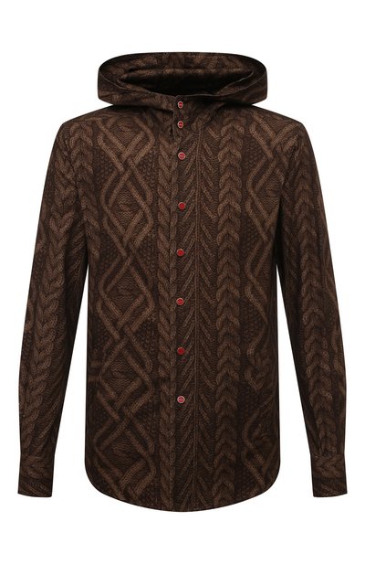 Мужская хлопковая рубашка KITON, арт. UMCMARH0908504