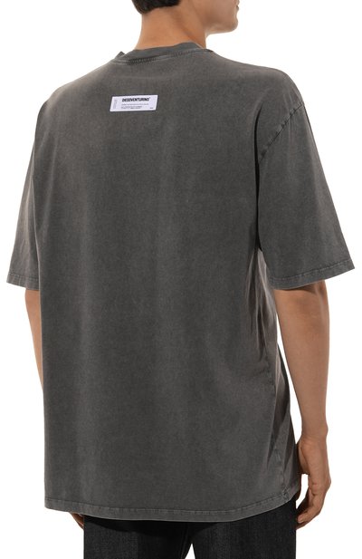 Хлопковая футболка DIEGO VENTURINO, арт. D3W4DVTS0ZHF, фото 4