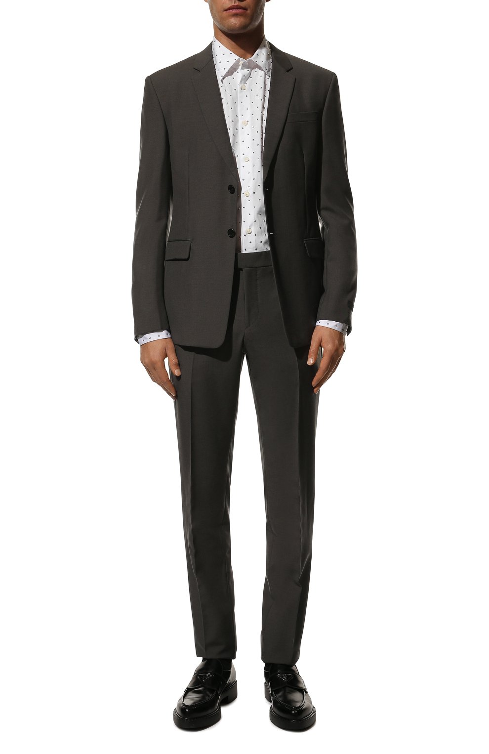 Хлопковая рубашка PRADA, арт. UCN419-1LZC-F0009-221, фото 2