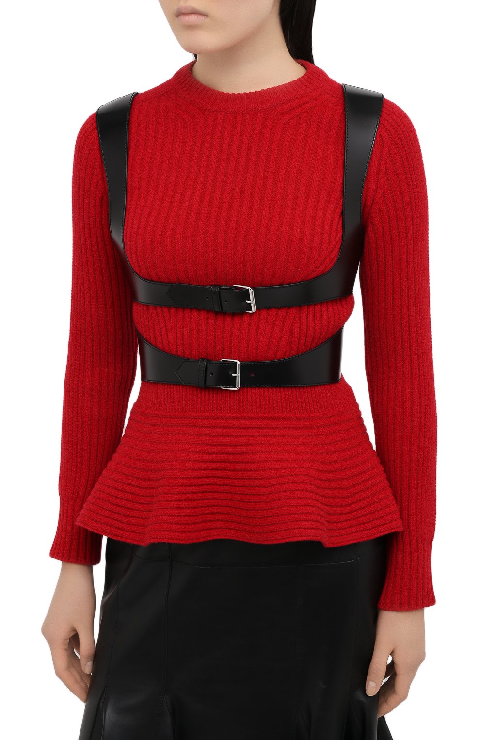 Кожаная портупея ALEXANDER MCQUEEN, арт. 641700/Q5AEC, фото 3